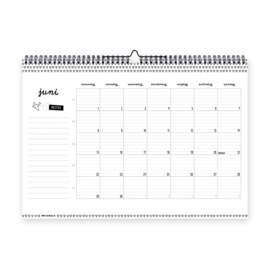 Maandkalender 2026 | A3 formaat XL