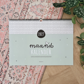 Maandkalender 2027 | A3 formaat XL