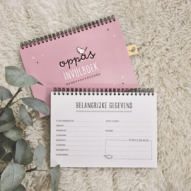 Oppasboekje | roze