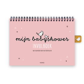 Mijn babyshower invulboek | roze