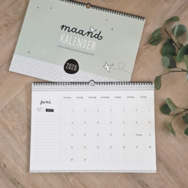 Maandkalender 2026 | A3 formaat XL