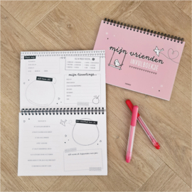 Vriendenboekje | roze