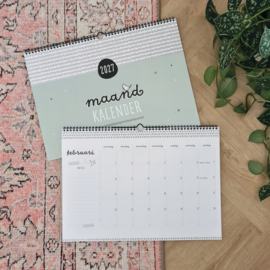Maandkalender 2027 | A3 formaat XL
