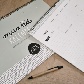 Maandkalender 2026 | A3 formaat XL