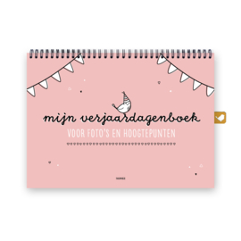 Mijn verjaardagenboek | Roze