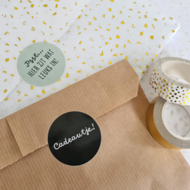 Sticker | cadeautje | 12 stuks