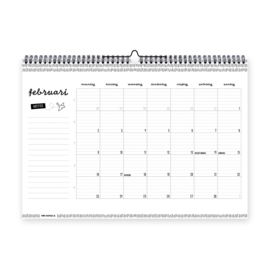 Maandkalender 2026 | A3 formaat XL