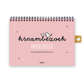 Kraambezoek invulboek | roze