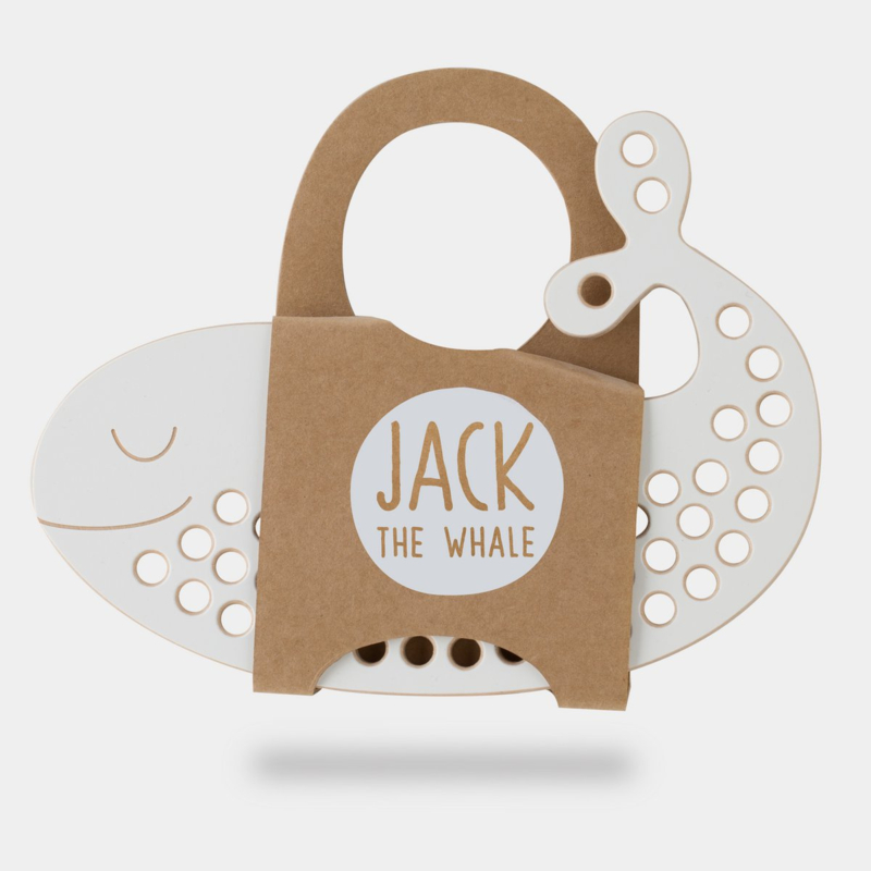 Inrijgplank hout | Jack de walvis