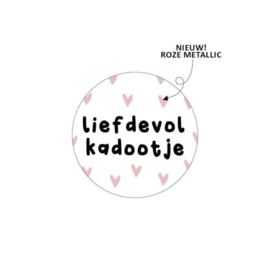 Cadeausticker – Liefdevol kadootje (per10)