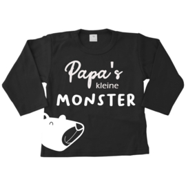 Baby shirtje Papa’s kleine monster