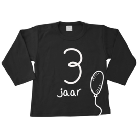 Leeftijdsshirt 3 jaar