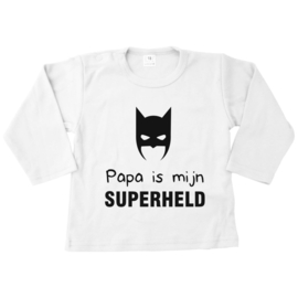 Babyshirtje papa is mijn superheld