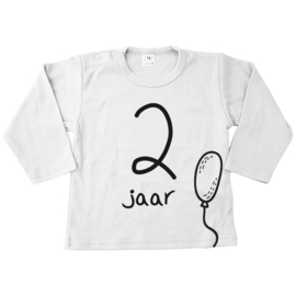 Leeftijdsshirt 2 jaar