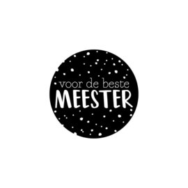 Cadeausticker – De beste meester (per10)