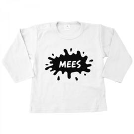 Kindershirt naam verfspat