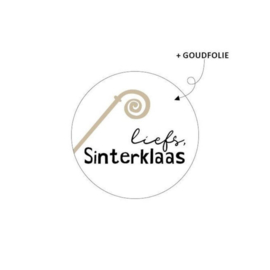 Cadeaustickers Liefs Sinterklaas (Per 10)