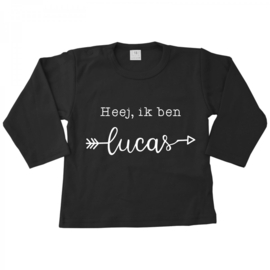 Kindershirt heej ik ben...