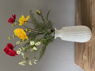 Zijden zomerboeket papaver (5 stelen)