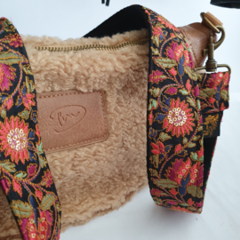 Camel  teddy crossbodytas Motola