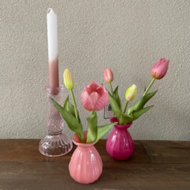 Set "Pink"  incl. zijden tulpjes