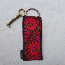 Sleutelhanger "Daylily Red dark"