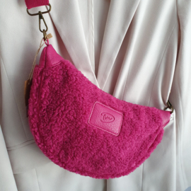 Roze teddy crossbodytas Motola