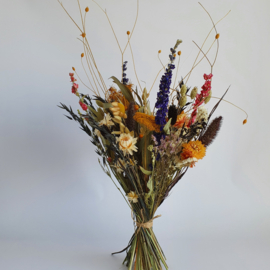 Droogbloem boeket handgebonden