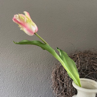 Parkiet tulp 52 cm licht roze