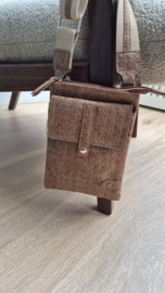 Camel telefoon-schoudertasje "Swift"