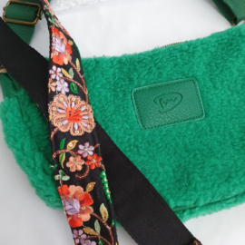 Groene teddy crossbodytas Motola