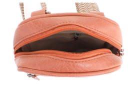 Coral /oranje Crossbodytas "Ruigoord"