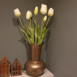 Tulpen classic White   (boeket 7 lange stelen)