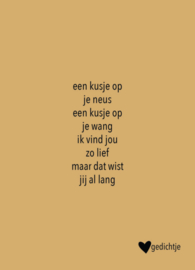 Gedicht kaartje