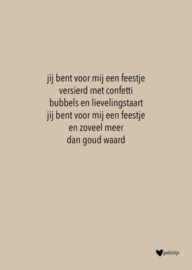 Gedicht kaartje