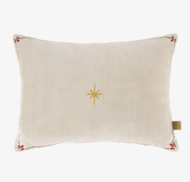 Zusss kussen liefde & licht ster 35x25 zand