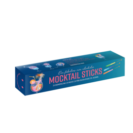 Mocktail Sticks all flavours box met 6 sticks