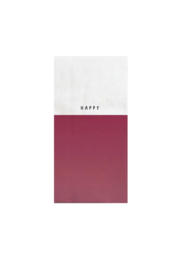 Zusss servetten happy 11x20cm