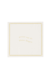 Zusss napkins geniet van de kleine dingen