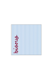 servetten bisous kuss streep 12.5x12.5