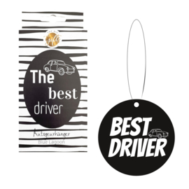 Autogeurhanger - best driver- blue lagoon