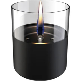 Lilly 10 kaarts uit glas zwart