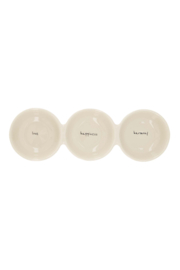 Zusss serving plate love happiness harmony