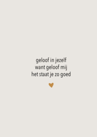 Gedicht kaartje