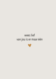 Gedicht kaartje
