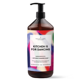 TGL  Kitchen cleaning soap  'afwasmiddel' 1000ml: kitchen is for dancing