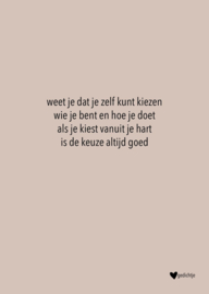 Gedicht kaartje