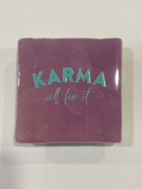 €14.95 Tegeltje 10x10-karma Will fix it