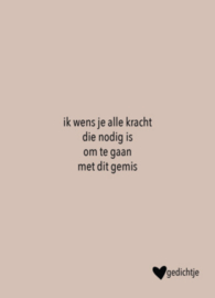 Gedicht kaartje