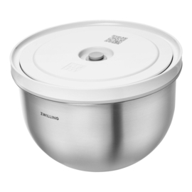 ZWILLING Fresh & Save BOWLS  Vacuümschaal M / 18 cm, Roestvrij staal, Zilverkleurig